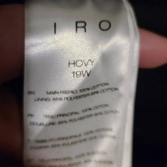 IRO Hovy Paperbag Denim Skirt, Size 36 FR, 2/4 US - Picture 5 of 5